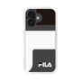 スリムプロテクションケース［ FILA - LOGOIMAGE - Black ］