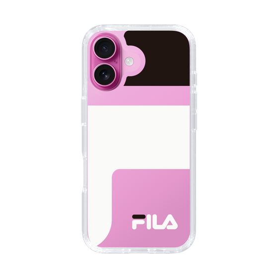 スリムプロテクションケース［ FILA - LOGOIMAGE - Black ］