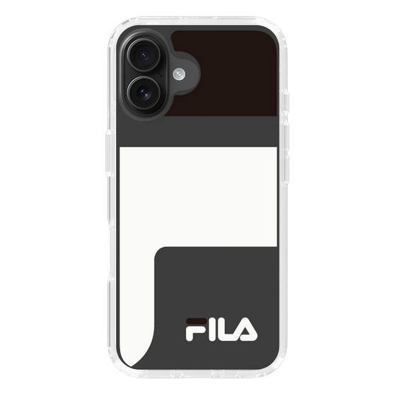 スリムプロテクションケース［ FILA - LOGOIMAGE - Black ］