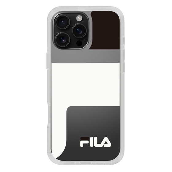 スリムプロテクションケース［ FILA - LOGOIMAGE - Black ］