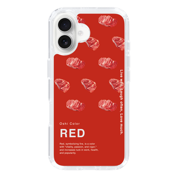 スリムプロテクションケース for Apple iPhone 16 Plus［ RED
