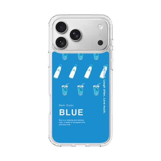 スリムプロテクションケース［ BLUE-Ramune soda ］