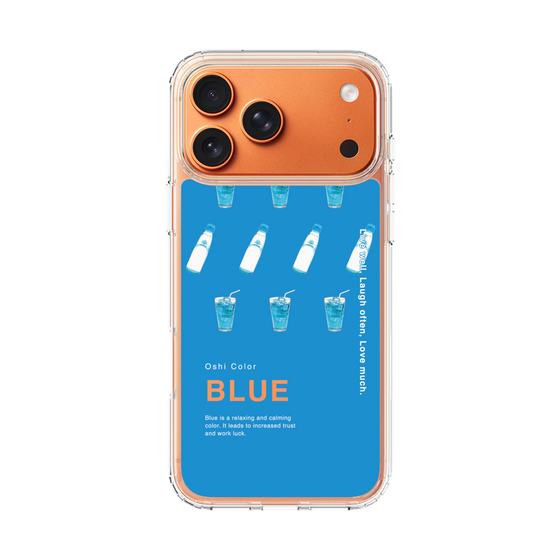 スリムプロテクションケース［ BLUE-Ramune soda ］