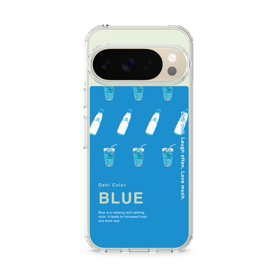 スリムプロテクションケース［ BLUE-Ramune soda ］