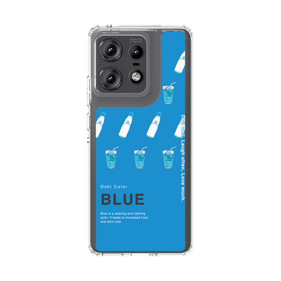 スリムプロテクションケース［ BLUE-Ramune soda ］