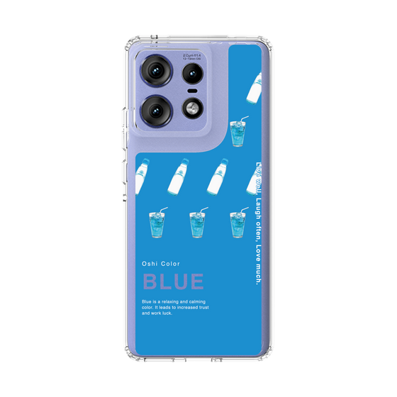 スリムプロテクションケース［ BLUE-Ramune soda ］
