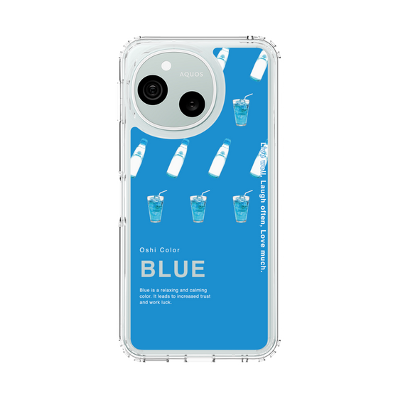 スリムプロテクションケース［ BLUE-Ramune soda ］