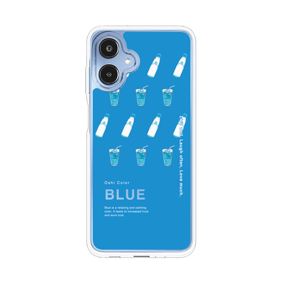 スリムプロテクションケース［ BLUE-Ramune soda ］