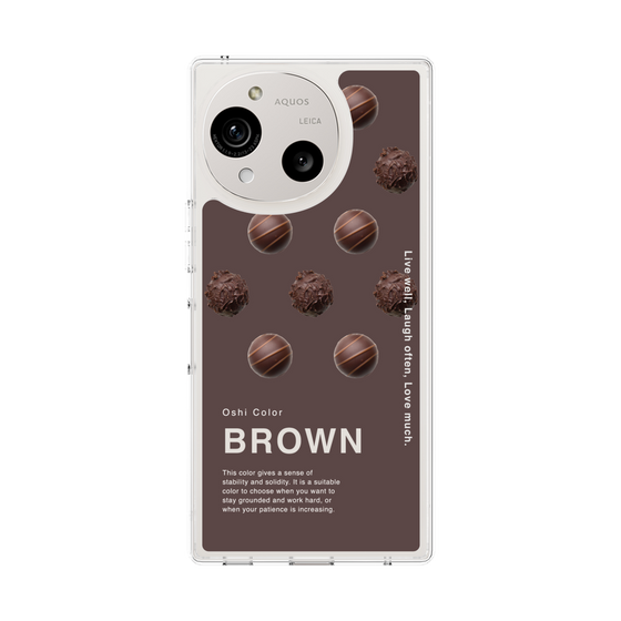 スリムプロテクションケース［ BROWN-Chocolate ］