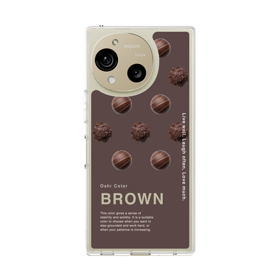 スリムプロテクションケース［ BROWN-Chocolate ］