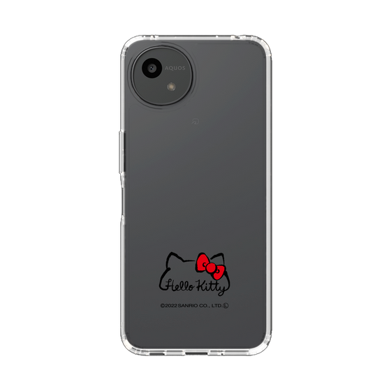 スリムプロテクションケース［ ハローキティ - Graceful typography - 02 ］