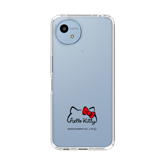 スリムプロテクションケース［ ハローキティ - Graceful typography - 02 ］