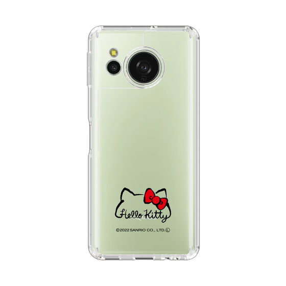 スリムプロテクションケース［ ハローキティ - Graceful typography - 02 ］