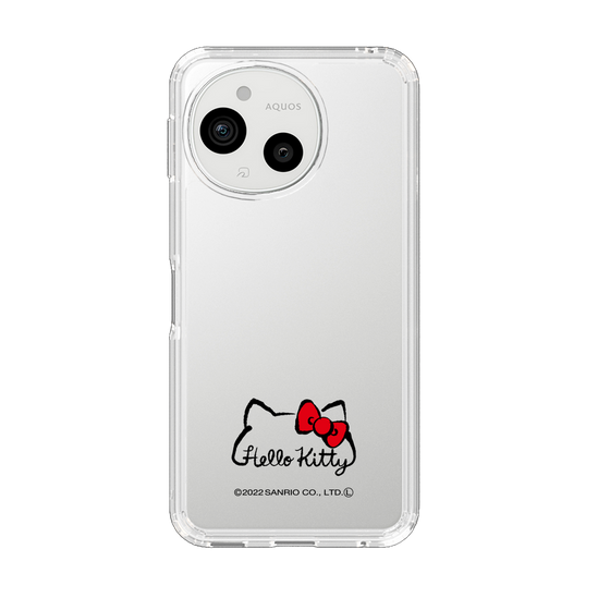 スリムプロテクションケース［ ハローキティ - Graceful typography - 02 ］