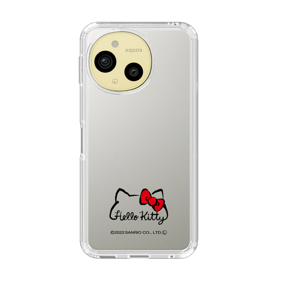 スリムプロテクションケース［ ハローキティ - Graceful typography - 02 ］