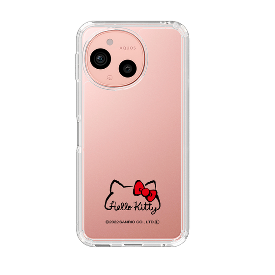 スリムプロテクションケース［ ハローキティ - Graceful typography - 02 ］