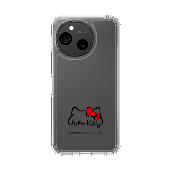 スリムプロテクションケース［ ハローキティ - Graceful typography - 02 ］