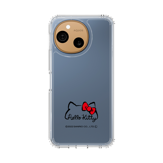 スリムプロテクションケース［ ハローキティ - Graceful typography - 02 ］