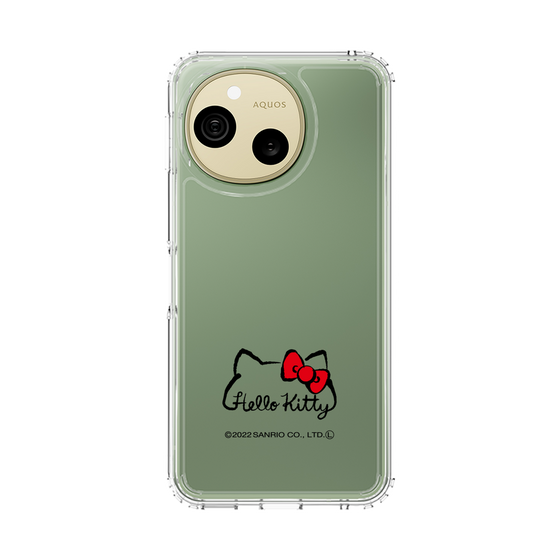 スリムプロテクションケース［ ハローキティ - Graceful typography - 02 ］