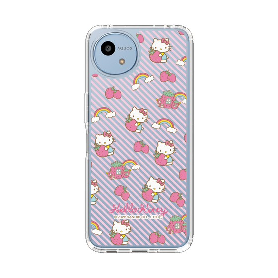 スリムプロテクションケース［ ハローキティ - いちごのおうち - 01 ］