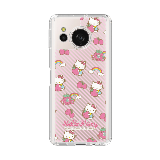 スリムプロテクションケース［ ハローキティ - いちごのおうち - 01 ］