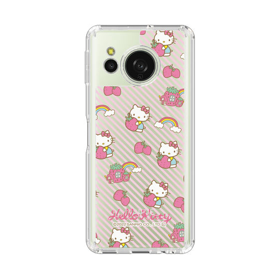 スリムプロテクションケース［ ハローキティ - いちごのおうち - 01 ］