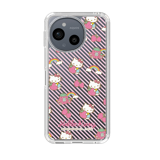 スリムプロテクションケース［ ハローキティ - いちごのおうち - 01 ］