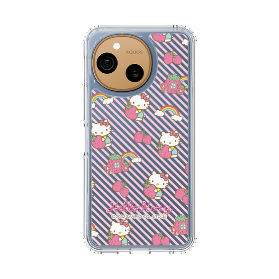 スリムプロテクションケース［ ハローキティ - いちごのおうち - 01 ］
