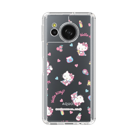 スリムプロテクションケース［ ハローキティ - Overlapping Colors - 01 ］