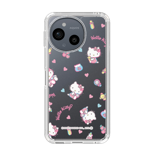 スリムプロテクションケース［ ハローキティ - Overlapping Colors - 01 ］