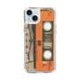 スリムプロテクションケース［ RETORO CASSETTE TAPE - Skeleton Orange ］