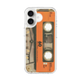 スリムプロテクションケース［ RETORO CASSETTE TAPE - Skeleton Orange ］