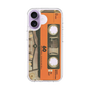 スリムプロテクションケース［ RETORO CASSETTE TAPE - Skeleton Orange ］