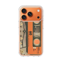 スリムプロテクションケース［ RETORO CASSETTE TAPE - Skeleton Orange ］