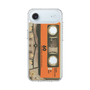スリムプロテクションケース［ RETORO CASSETTE TAPE - Skeleton Orange ］