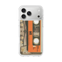 スリムプロテクションケース［ RETORO CASSETTE TAPE - Skeleton Orange ］