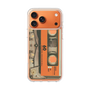 スリムプロテクションケース［ RETORO CASSETTE TAPE - Skeleton Orange ］