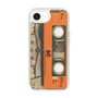 スリムプロテクションケース［ RETORO CASSETTE TAPE - Skeleton Orange ］