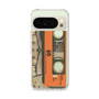 スリムプロテクションケース［ RETORO CASSETTE TAPE - Skeleton Orange ］