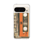スリムプロテクションケース［ RETORO CASSETTE TAPE - Skeleton Orange ］