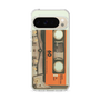 スリムプロテクションケース［ RETORO CASSETTE TAPE - Skeleton Orange ］