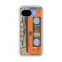 スリムプロテクションケース［ RETORO CASSETTE TAPE - Skeleton Orange ］