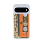 スリムプロテクションケース［ RETORO CASSETTE TAPE - Skeleton Orange ］