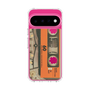 スリムプロテクションケース［ RETORO CASSETTE TAPE - Skeleton Orange ］