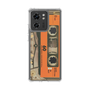 スリムプロテクションケース［ RETORO CASSETTE TAPE - Skeleton Orange ］