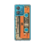スリムプロテクションケース［ RETORO CASSETTE TAPE - Skeleton Orange ］