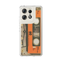 スリムプロテクションケース［ RETORO CASSETTE TAPE - Skeleton Orange ］