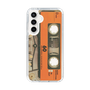 スリムプロテクションケース［ RETORO CASSETTE TAPE - Skeleton Orange ］