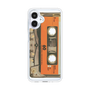 スリムプロテクションケース［ RETORO CASSETTE TAPE - Skeleton Orange ］