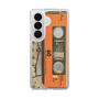 スリムプロテクションケース［ RETORO CASSETTE TAPE - Skeleton Orange ］